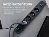 Listwa zasilająca antyprzepięciowa TRACER Power Line+ mobile ready 1.5 m (4 gniazda + 1x USB A+ 1x Type C, PD20W)